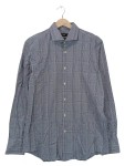 Vorschaubild 1 von Herren Business Hemd Blau Kariert Gr. 52 XL Langarm