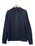 Vorschaubild 1 von Strickjacke Herren Blau Gr. 52 XL Baumwolle Kaschmir