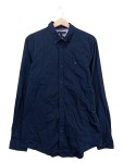 Vorschaubild 1 von Freizeithemd Herren Gr. 50 L Blau Langarm Button-Down Casual