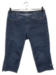 Vorschaubild 1 von Sports Damen Jeans Capri Hose Blau Gr. 42 W33 XL Schleife Strass