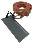 Vorschaubild 1 von Ledergürtel Damen Braun Casual Messingschnalle 88 cm