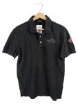 Vorschaubild 1 von Poloshirt Herren Gr. 50 L Schwarz Logo Kurzarm Baumwolle