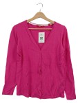 Vorschaubild 1 von Strickjacke Damen Gr. 40 L Pink Basic Baumwolle