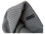 Vorschaubild 3 von Beanie Mütze Herren Grau Rippstrick Baumwolle Casual