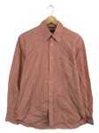 Vorschaubild 1 von Herren Freizeithemd Orange Gestreift Gr. 48 M Langarm Baumwolle