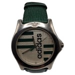 Vorschaubild 1 von Armbanduhr Retro Herren Damen Grün Leder 10-0019