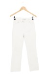 Vorschaubild 1 von Stoffhose Damen Elegant Klassisch Uni Weiß Gr. 34