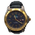 Vorschaubild 1 von Equipment 10-0034 Herren Armbanduhr Analog Quarz Leder Schwarz