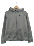 Vorschaubild 1 von Sweatjacke Trainingsjacke Kapuze Grau Meliert Kinder Gr. 158