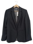 Vorschaubild 1 von Damen Blazer Schwarz Gr. 40 Business Elegant Langarm