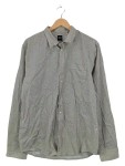 Vorschaubild 1 von Herren Freizeithemd Grau Geometrisch Gr. 52;XL Slim Fit Langarm