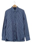 Vorschaubild 1 von Herren Freizeithemd Hemd Kariert Blau Gr. 48 M Langarm