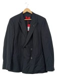 Vorschaubild 1 von Sakko Herren Gr. 50 L Blau Nadelstreifen Doppelreihig Business