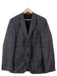 Vorschaubild 1 von Herren Sakko Grau Kariert Gr. 50 L Business Anzugjacke