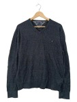Vorschaubild 1 von Herren Pullover V-Ausschnitt Grau Meliert Gr. 54 XXL Baumwolle