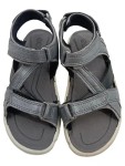 Vorschaubild 2 von Kinder Sandalen Grau Leder Klettverschluss Gr. 30 Sportlich