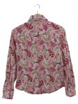 Vorschaubild 1 von Damen Hemdbluse Gr. 34 XS Pink Paisley Muster Langarm Casual