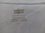 Vorschaubild 3 von Damen T-Shirt V-Ausschnitt Blau Gr. 38 M Basic Kurzarm