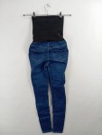 Vorschaubild 2 von Umstandshose Jeans Damen Blau Gr. 36 Skinny Überbauchbund