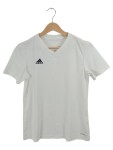 Vorschaubild 1 von Sport Shirt T-Shirt Weiß Gr. 38 M Logo-Print Kurzarm V-Ausschnitt