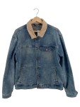 Vorschaubild 1 von Herren Jeansjacke Blau Gr. 52 XL mit Cordkragen