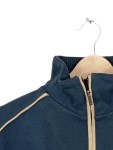 Vorschaubild 3 von Fleecepullover Herren Blau Gr. 54/XL Baumwolle Polyester Uni