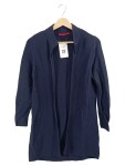 Vorschaubild 1 von Strickjacke Damen Blau Gr. 36 S Casual Viskose Mix Ohne Verschluss