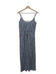 Vorschaubild 1 von Sommerkleid Maxikleid Gestreift Mehrfarbig Damen Gr. 38 M Casual