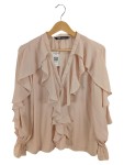 Vorschaubild 1 von Bluse Rosa Rüschen Langarm Gr. 40 L