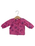 Vorschaubild 1 von Strickjacke Baby Mädchen Pink Blumenmuster Gr. 62