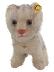 Vorschaubild 1 von Kuscheltier Katze Vintage Weiß 5 cm Plüschtier Sammlerstück