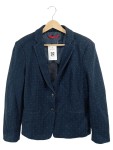 Vorschaubild 1 von Damen Blazer Sakko Blau Gepunktet Gr. 42 Business