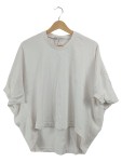 Vorschaubild 1 von Pullunder Damen Gr. 34 XS Beige Oversized Rundhals Baumwolle