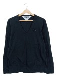 Vorschaubild 1 von Damen Pullover V-Ausschnitt Schwarz Gr. 42 XL