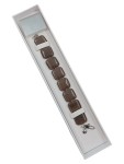 Vorschaubild 1 von Damen Armband Glas Braun 20 cm Elegant