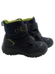 Vorschaubild 1 von Schneestiefel Kinder Gr. 34 Blau Textil Klettverschluss Sportlich Uni