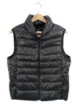 Vorschaubild 1 von Steppweste Schwarz Fischgrätenmuster Gr. 42 XL Casual Freizeit