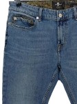 Vorschaubild 3 von Jeans Straight Leg Herren Gr. W30/46/S Blau Baumwolle Uni Logo