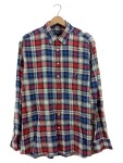 Vorschaubild 1 von Freizeithemd Herren Gr. 50 L Kariert Mehrfarbig Langarm Button-Down