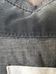 Vorschaubild 4 von Freizeithemd Herren Grau Gr. 50/L Baumwolle Uni Casual Langarm 51 cm