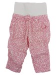 Vorschaubild 1 von Stoffhose Kinder Rosa Blumenmuster Gr. 74 Casual