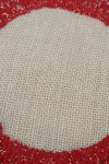 Vorschaubild 2 von Rote Weihnachtliche Tischdecke Stern Spitze Polyester Elegant Vintage