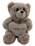 Vorschaubild 1 von Teddybär Kuscheltier Beige mit Herz I Love You Romantisch 20cm