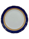 Vorschaubild 1 von Essteller Echt Kobalt Scharffeuer Blau Gold 19 cm Porzellan