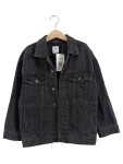 Vorschaubild 1 von Kinder Jeansjacke Denim Jacke Schwarz Gr. 122