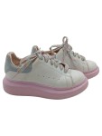 Vorschaubild 1 von Kinder Sneaker Low Weiß Pink Gr 31 Leder