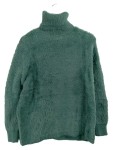 Vorschaubild 1 von Pullover Rollkragen Grün Gr. 40 L Damen Casual Herbst Winter