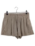 Vorschaubild 1 von Trafaluc Damen Shorts Kurze Hose Beige Gr. S W28 Lochmuster Casual