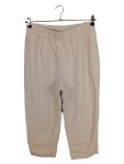 Vorschaubild 1 von Damen Stoffhose Schlupfhose Beige Gr. 40 L Casual Viskose