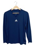 Vorschaubild 1 von Herren Langarmshirt Sportshirt Blau Gr. 50 L AEROREADY